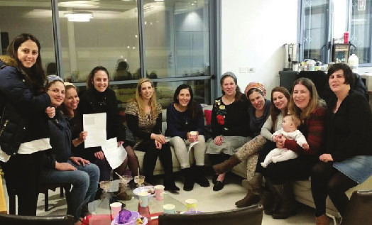 ladies group sitting together