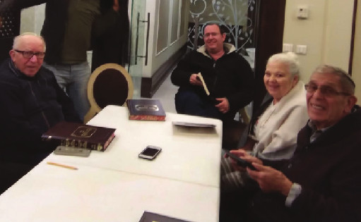 study session with smiling participants